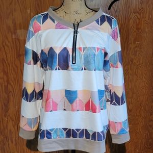 NWT Tendency Top Shirt Blouse Sz Med